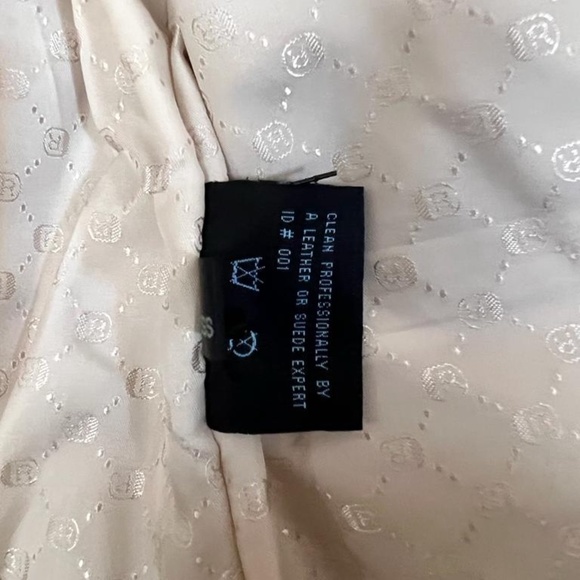 Reaction Kenneth Cole White 100% Leather  Jacket Size Small - Picture 4 of 4